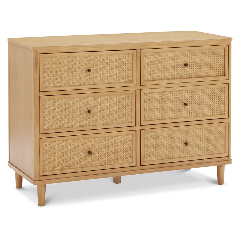 Namesake Marin Double Dresser with Cane Honey Cane