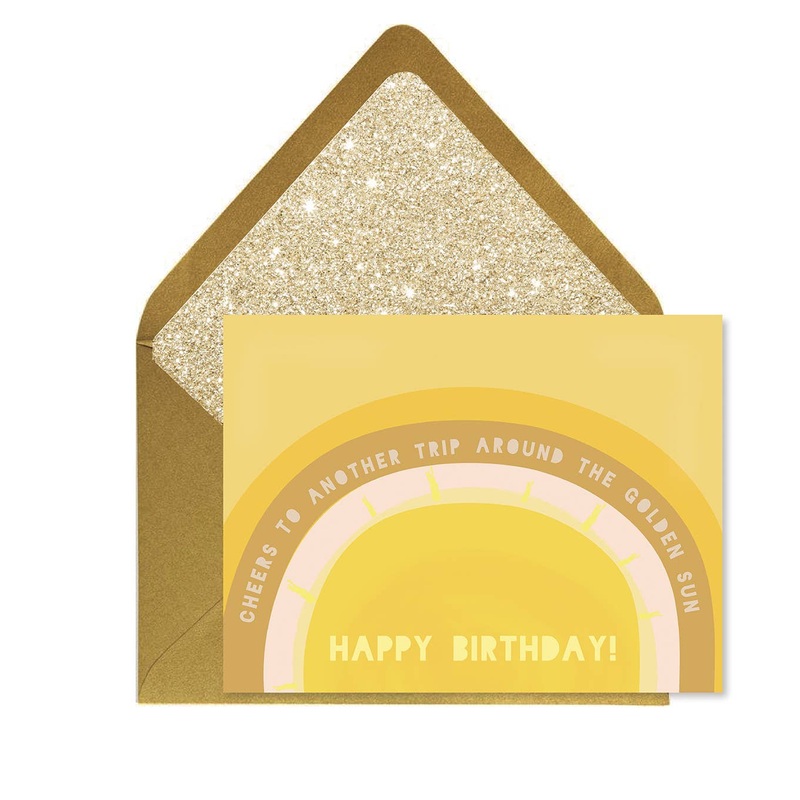 Birthday Sun Greeting Card