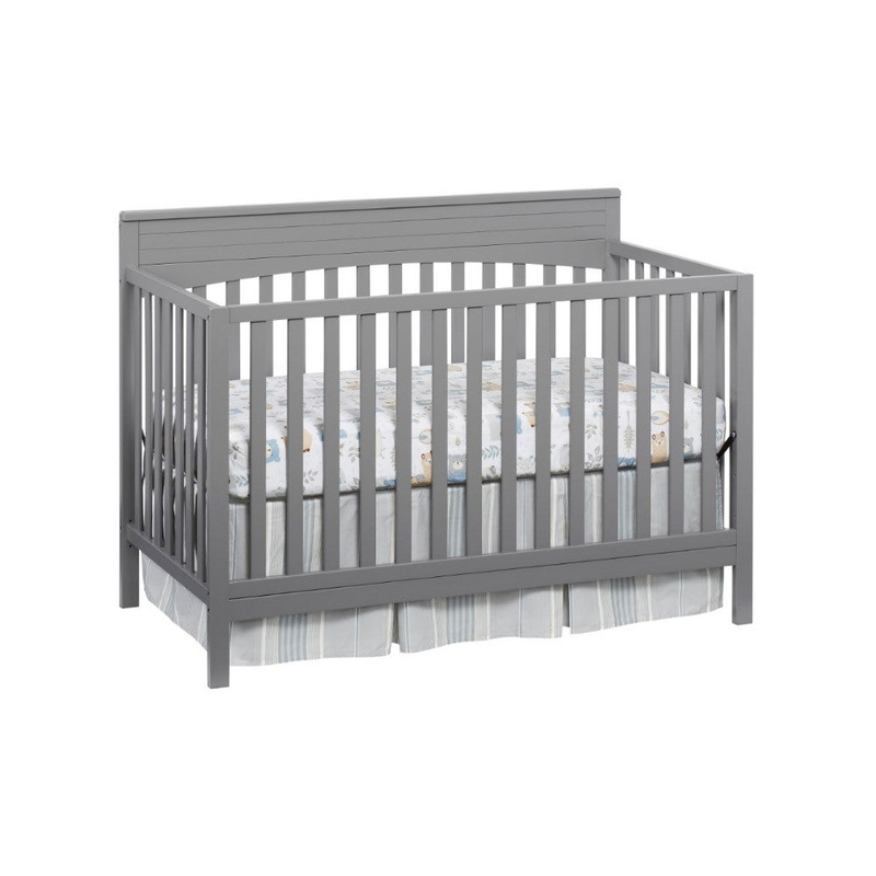 Oxford Harper 4 In 1 Convertible Crib in Dove Gray