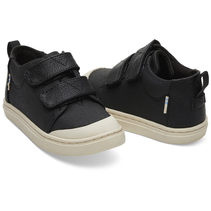 Tiny TOMS Lenny Mid Shoes | Black Size 8