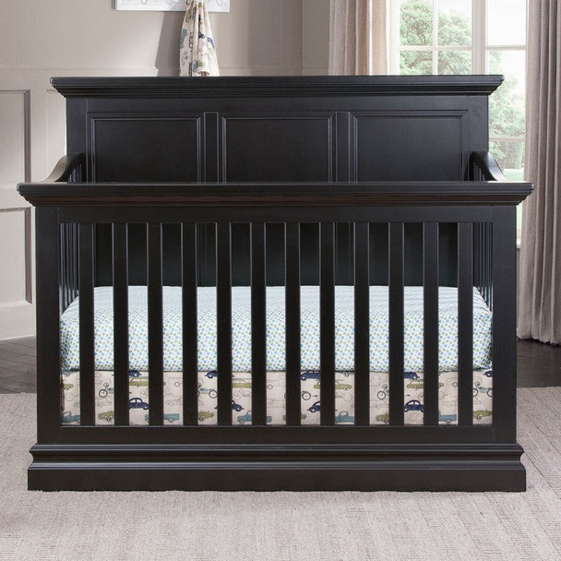 Westwood Pine Ridge Convertible Crib in Black