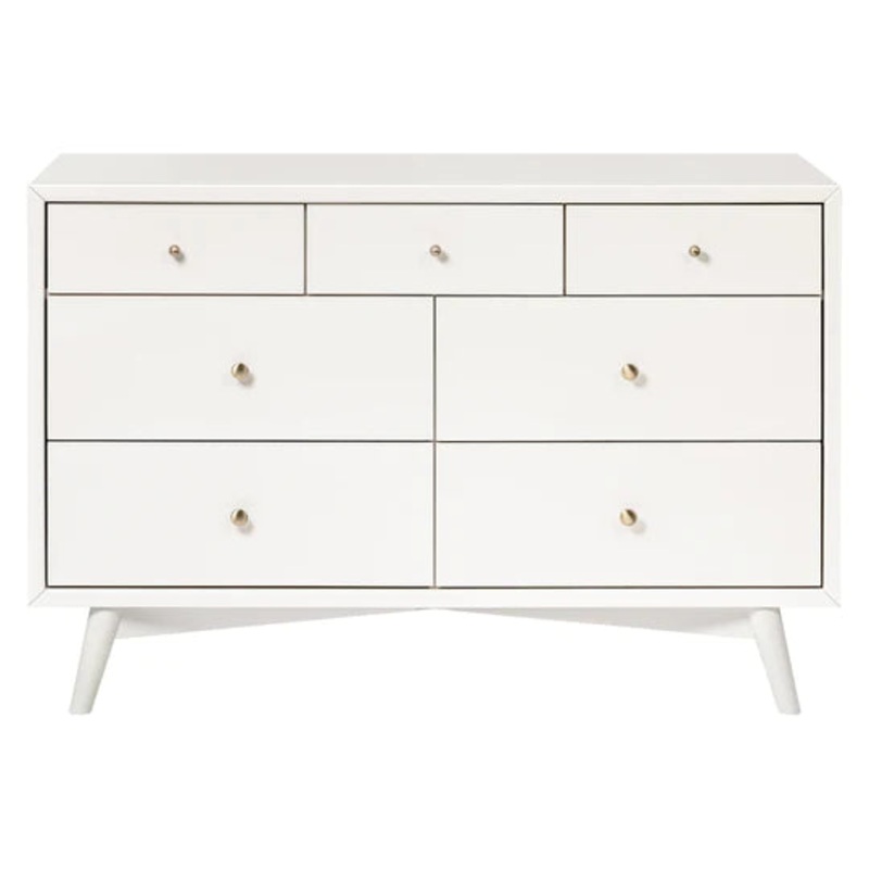 Babyletto Palma 7-Drawer Double Dresser Natural Walnut