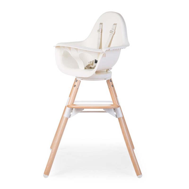 Evolu One.80 High Chair Natural White