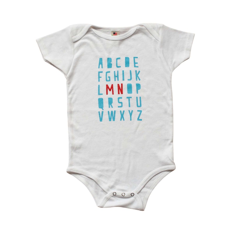 Minnesota Alphabet Bodysuit 0-3M