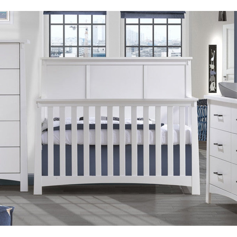 NEST Bruges Collection 5 in 1 Convertible Crib in White