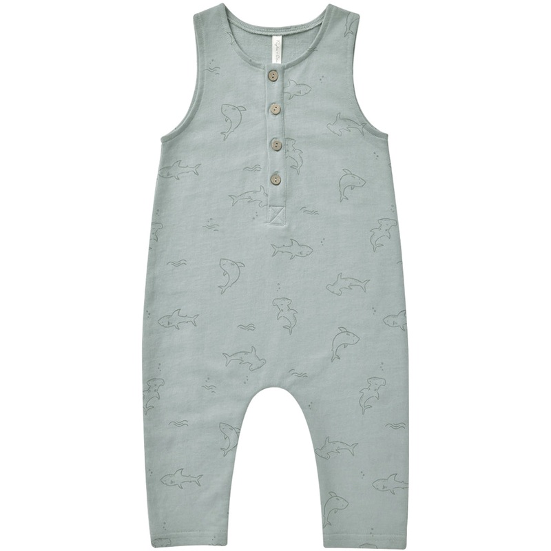 Terry Jumpsuit | Sharks 0-3M