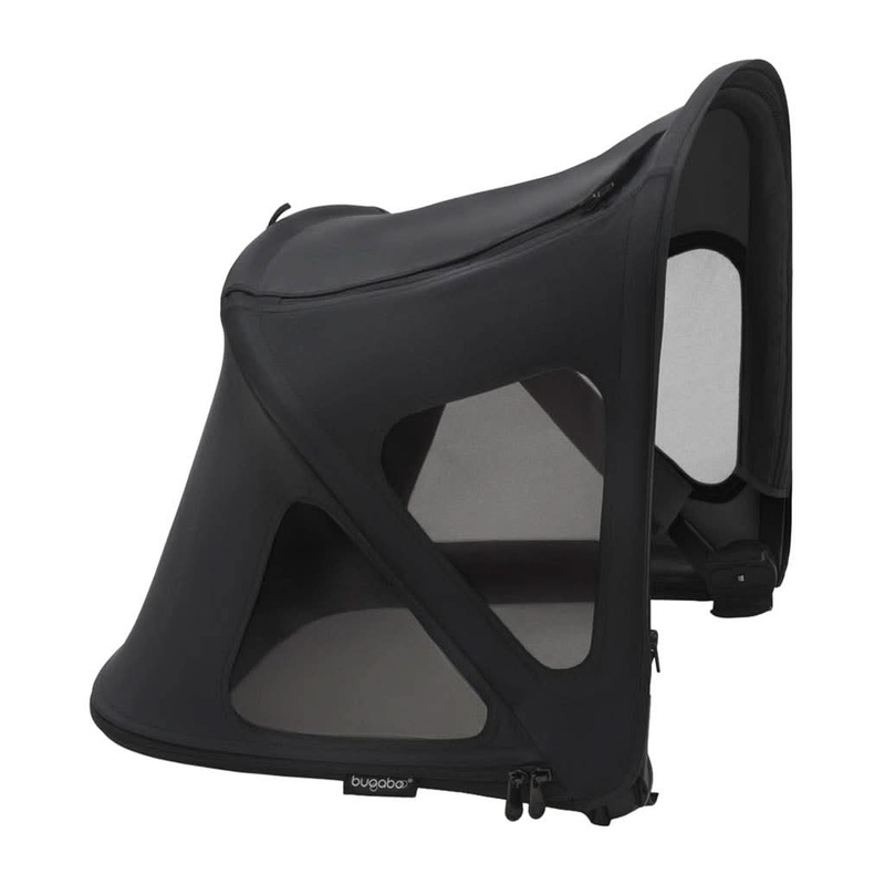 Bugaboo Kangaroo Breezy Sun Canopy for Fox, Cameleon 3 & Lynx Midnight Black