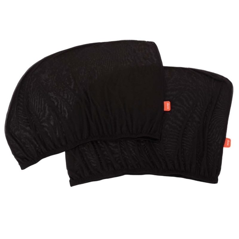 Diono Breeze ‘n Shade Sun Shade Mesh, Pack of 2, Black
