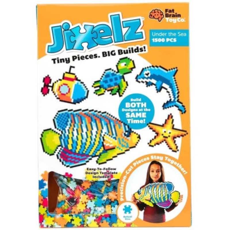 Fat Brain Toys Jixelz 1500 pc Set – Under the Sea