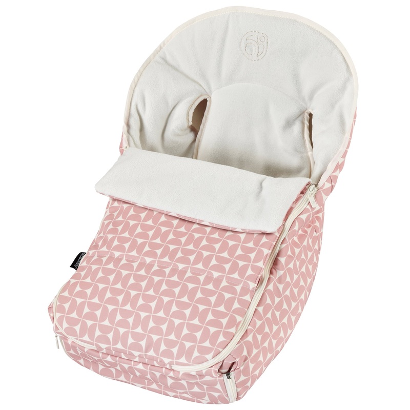 Orbit Baby Stroller Footmuff in Mosaic Blush