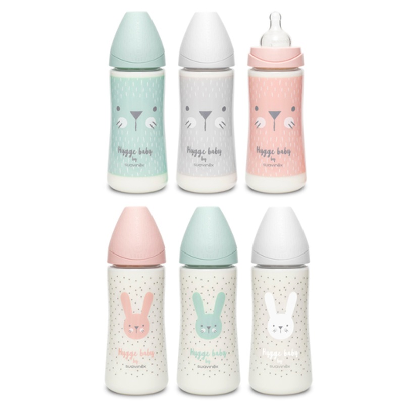Premium polyamide wide neck bottle with round teat 360ml