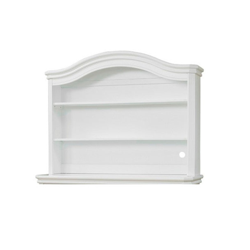 Sorelle Vista Elite Collection Bookcase Hutch in White