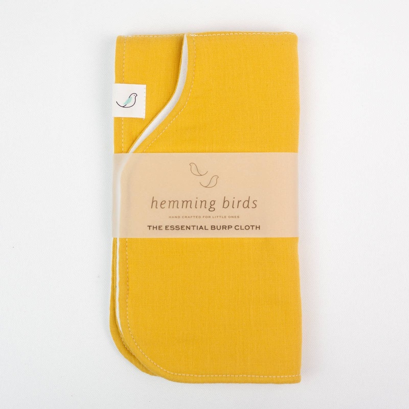 Essential Burp Cloth Saffron
