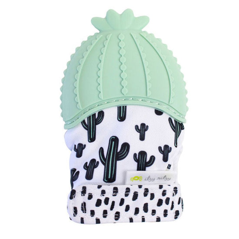 Itzy Ritzy Silicone Teething Mitt – Cactus