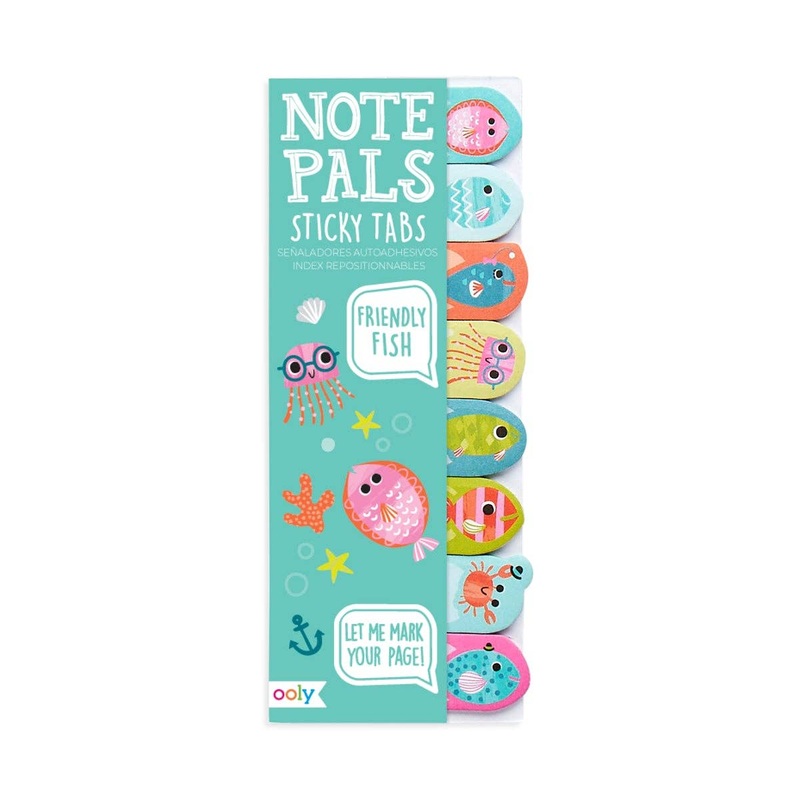 Note Pals Sticky Tabs – Friendly Fish (1 Pack)