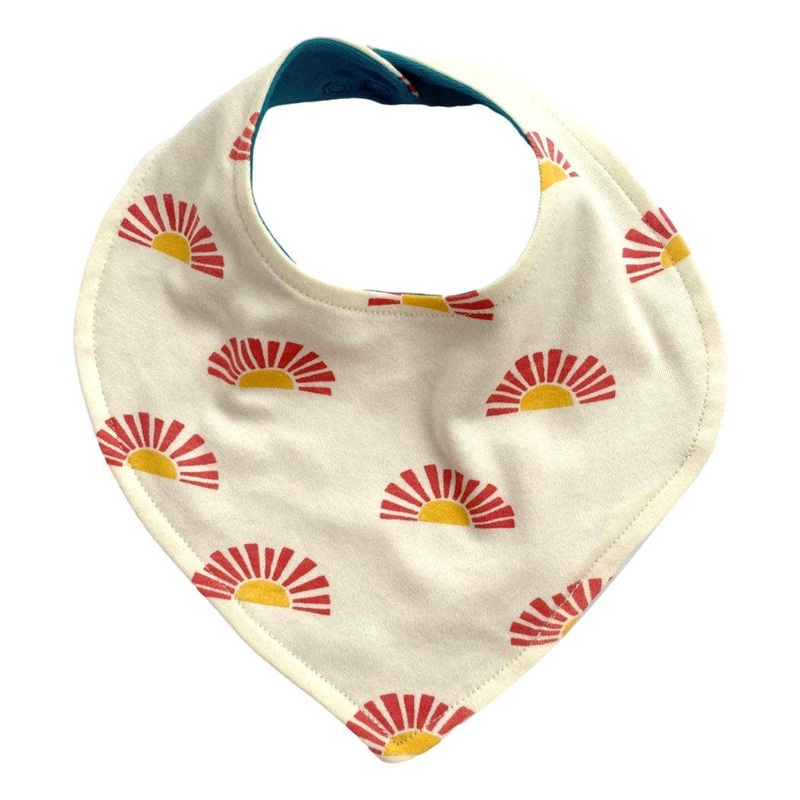 Organic Cotton Bib – Sunrise: One Size