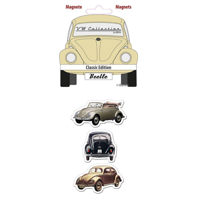 VW Beetle Office Home Kitchen Magnet 3-pc Set – Classic