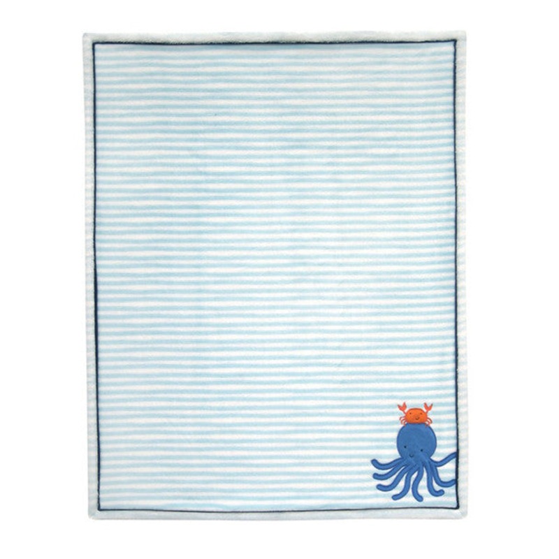 Lambs & Ivy Blankets Ocean Blue