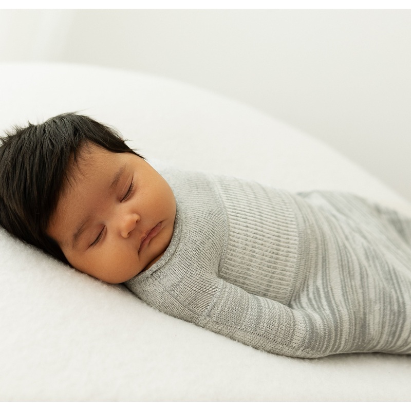 Swaddelini Grey Swaddle Sleep Sack Small ( 6-12 pounds)