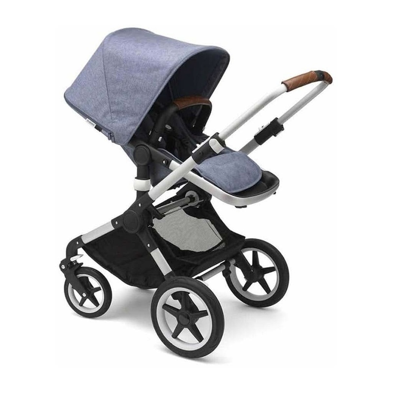 Bugaboo Fox Complete Stroller Alu/Blue Melange