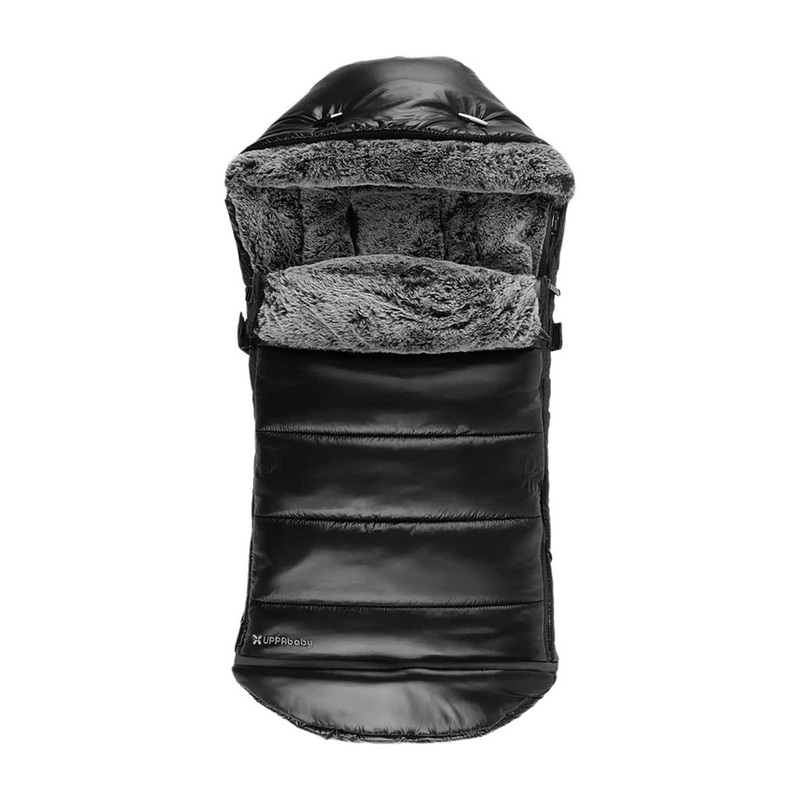 UPPAbaby CozyGanoosh Luxe Footmuff Lyla: Onyx Nylon