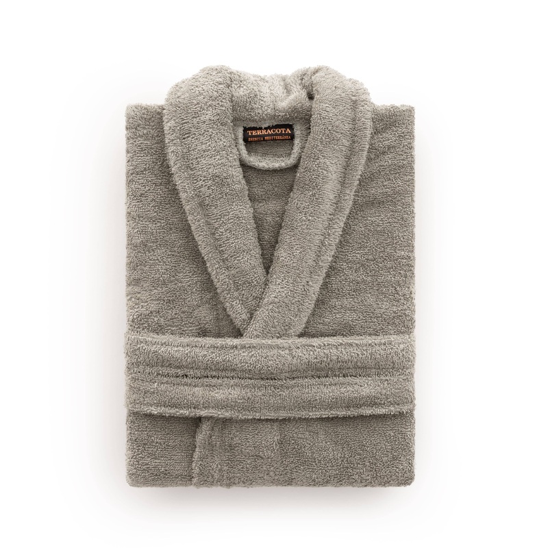 100% Combed Cotton Bathrobe 550 Gr. Army Green M/L