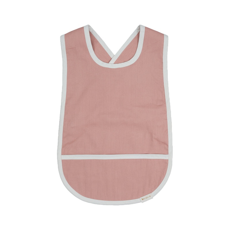 Cross Back Bib Old Rose