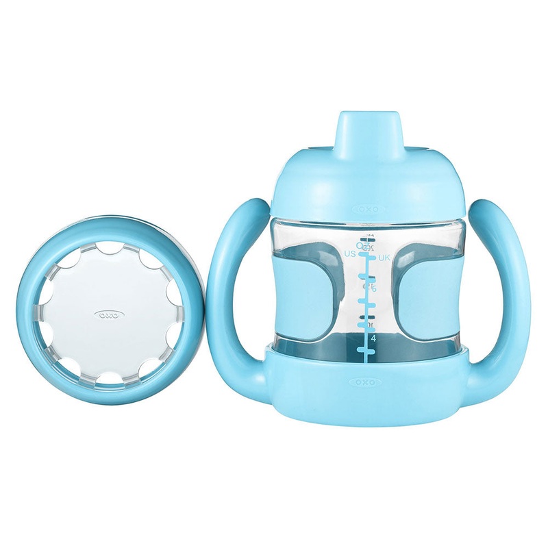 Sippy Cup Set with Handles Blue