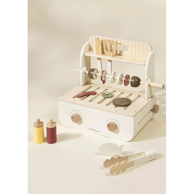 Wooden Barbecue Playset