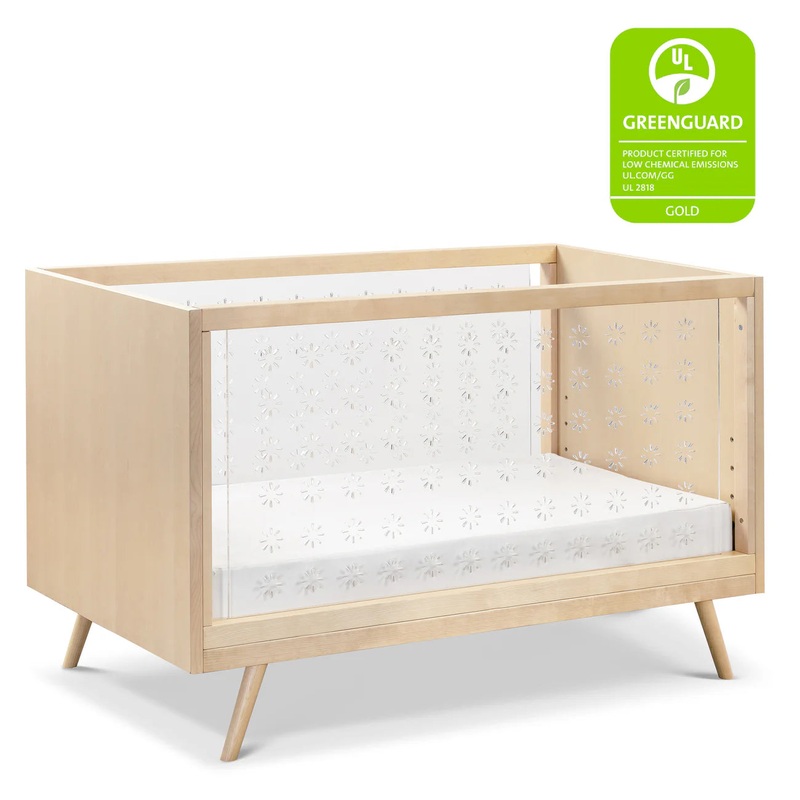 Babyletto Nifty Clear 3-in-1 Convertible Crib Natural Birch