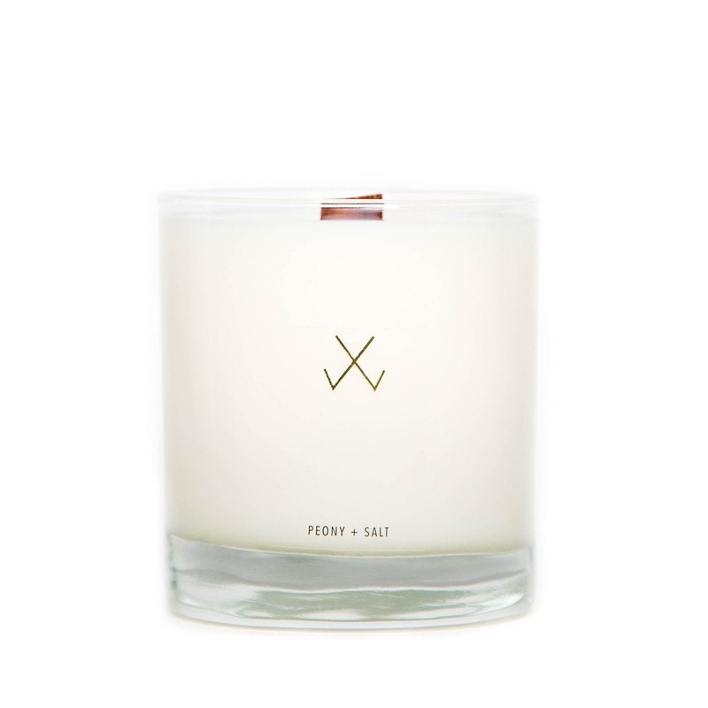 Peony + Salt Soy Candle