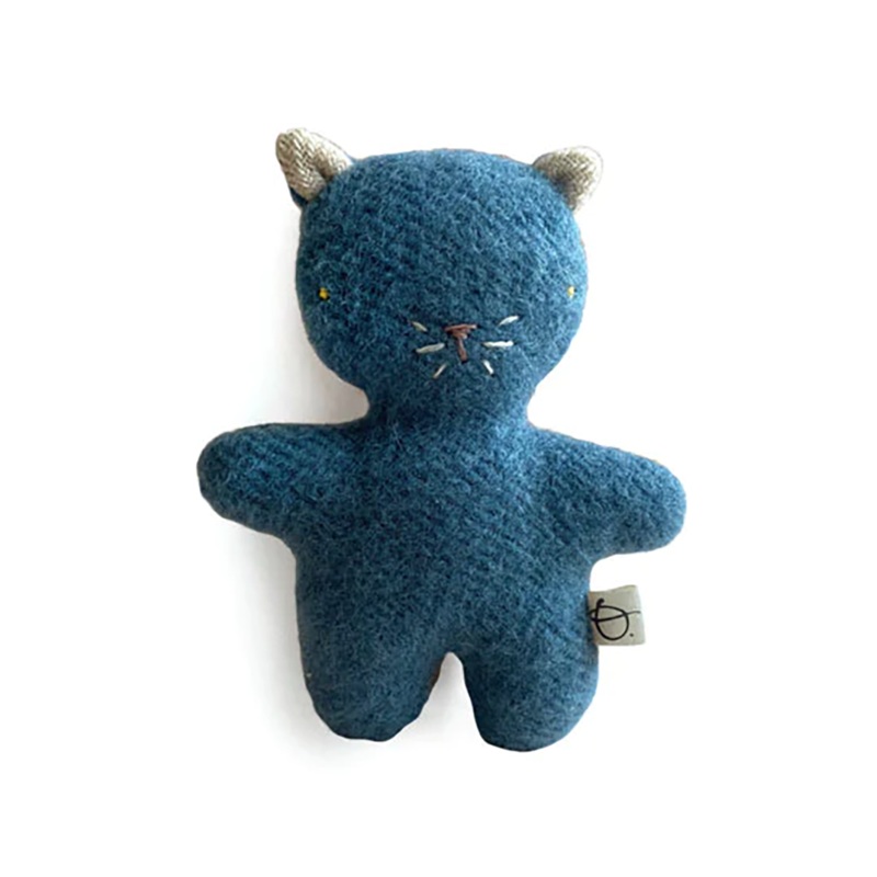 Plush Kitten Blue