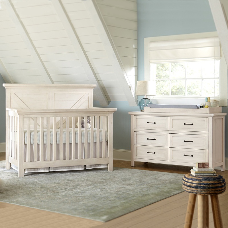 Westwood Design Westfield Nursery Set Brushed White