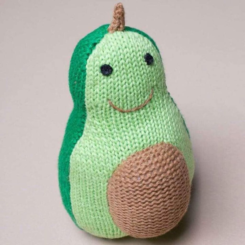Estella Organic Avocado Rattle Baby Toy