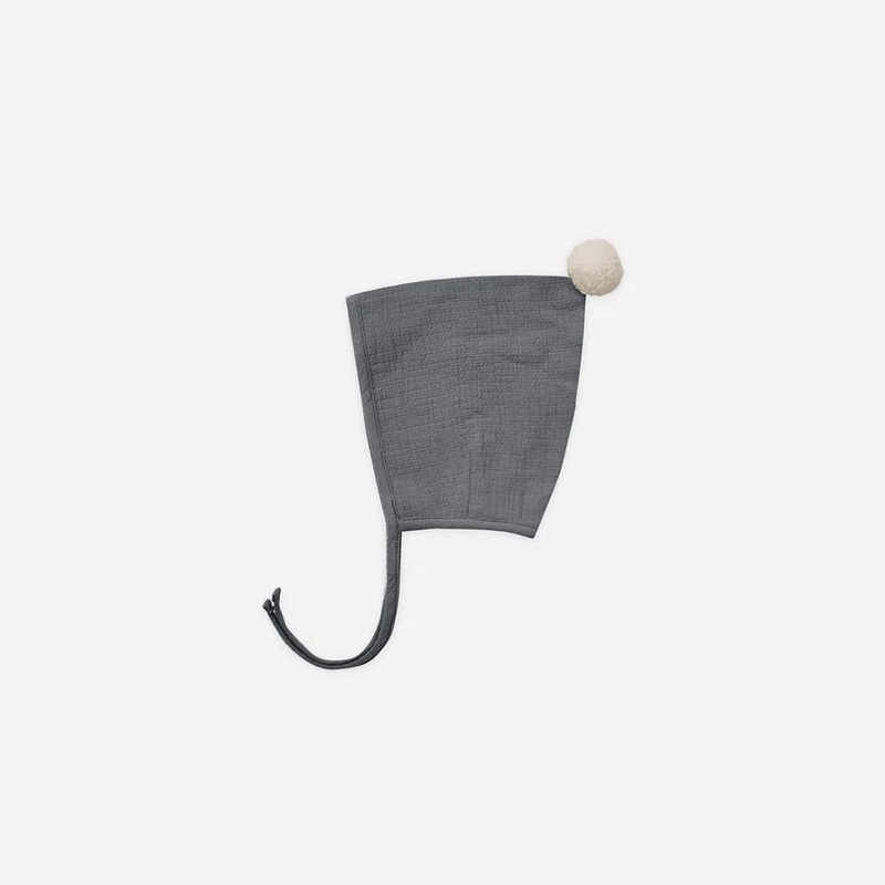 Pom Pom Pixie Bonnet Navy 0-3 Months