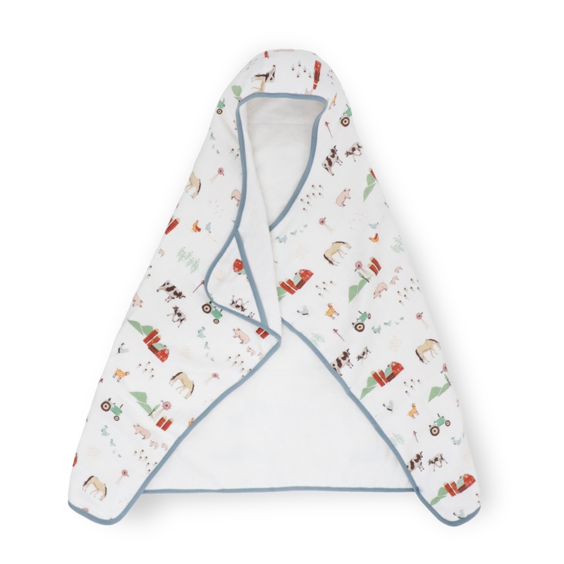 Toddler Hooded Towel – Farmyard Farmyard