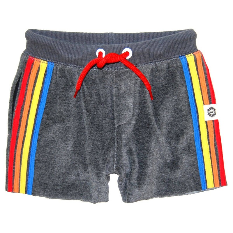 Velour Stripes Girl Shorts 6M
