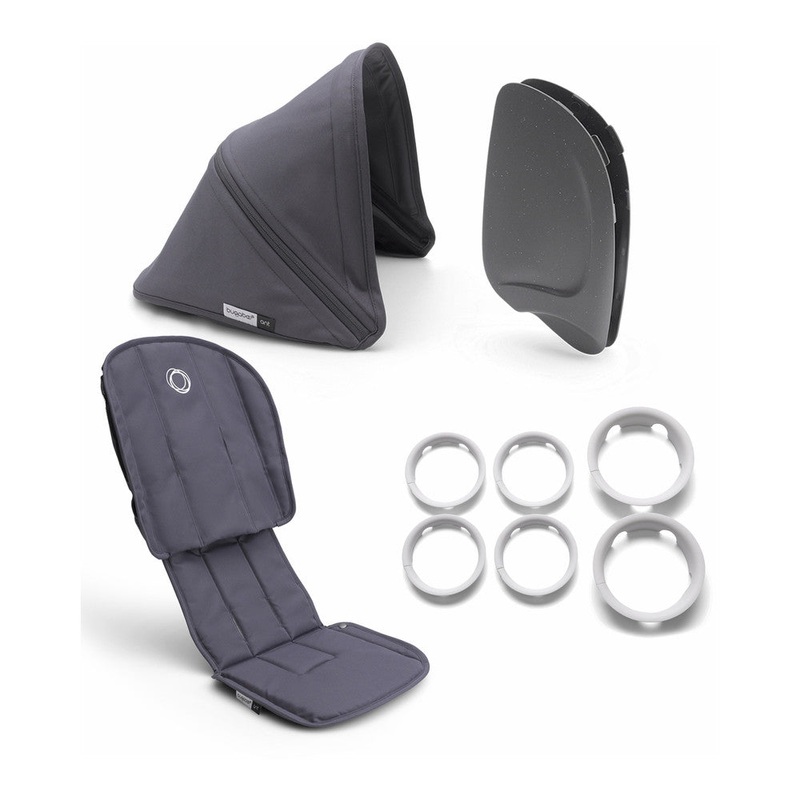 Bugaboo Ant Style Set Complete in Steel Blue-Steel Blue