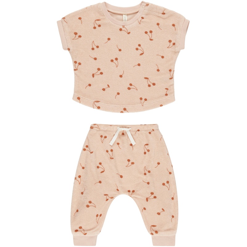 Terry Tee + Pants Set 0-3 Months