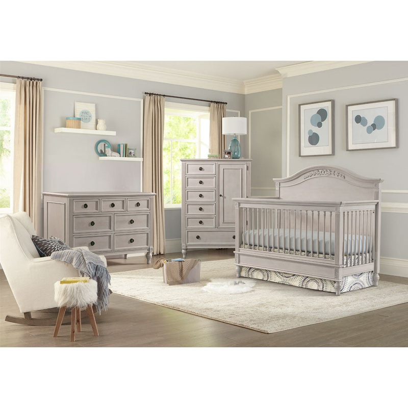 Westwood Viola 3 Piece Nursery Set in Lace- Crib, Dresser and Chifferobe