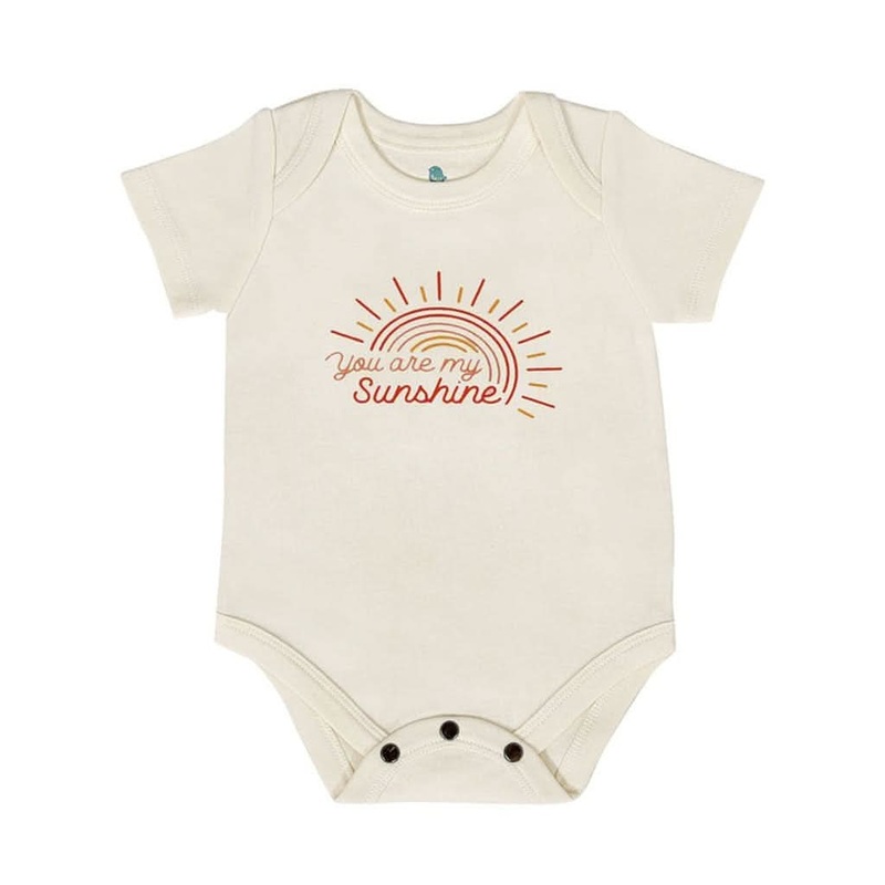 Finn & Emma Short Sleeve Graphic Bodysuit, You Are My Sunshine 0-3 Months