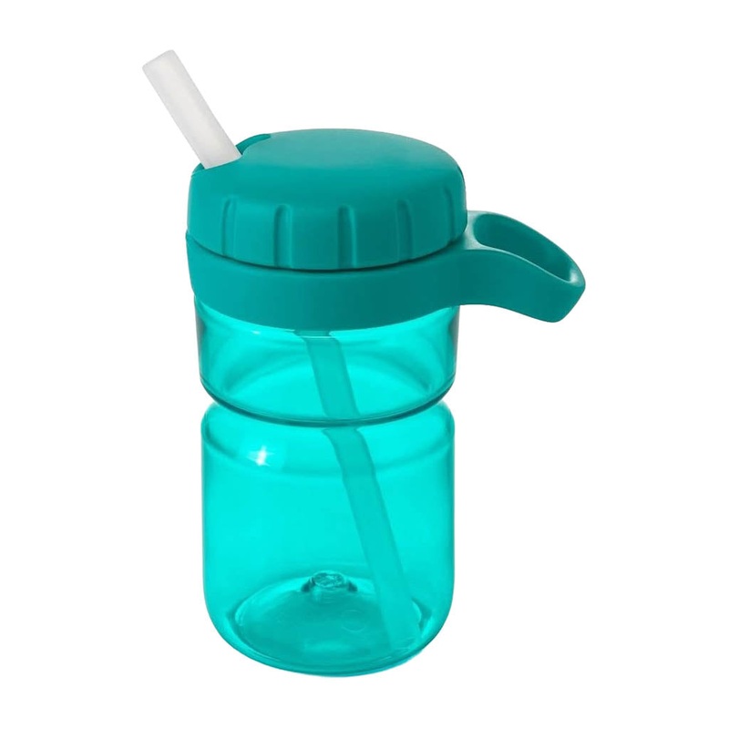 OXO TOT Twist Lid Water Bottle for Big Kids – 12 Ounce Teal