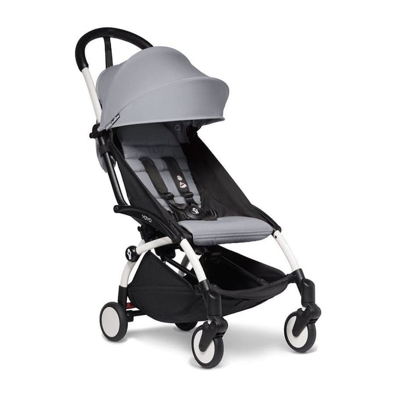 BABYZEN YOYO2+ Plus 6+ Plus Complete Stroller Stone / Black Frame