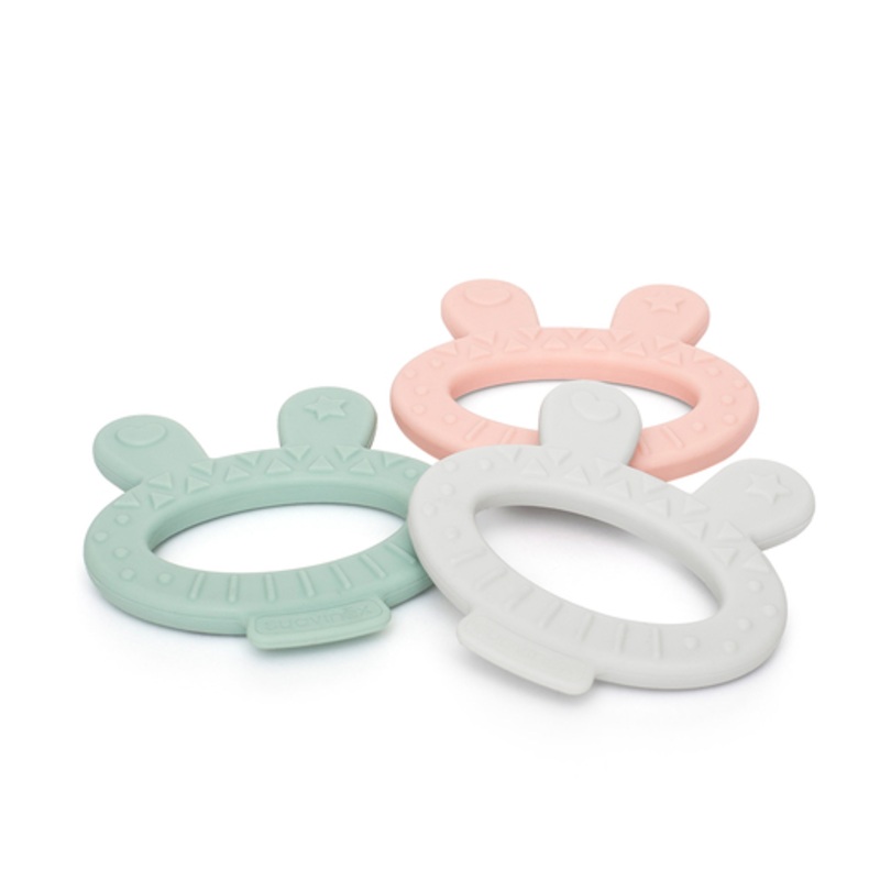 Bunny silicone teether