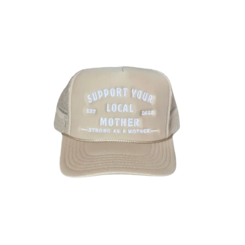 Mother Hats – Support Your Local Mother Tan