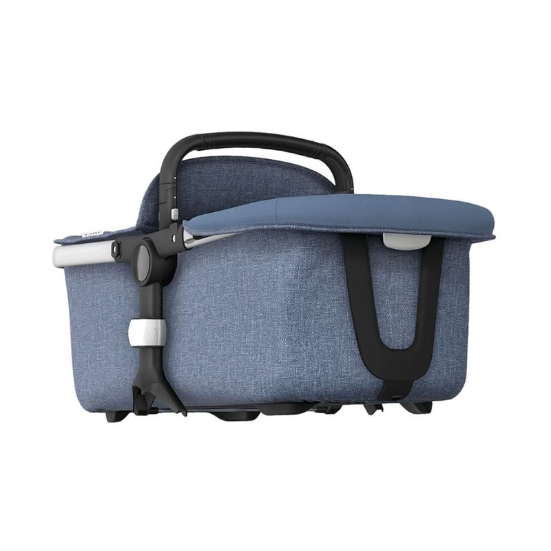 Bugaboo Fox Bassinet Fabric Set in Blue Melange