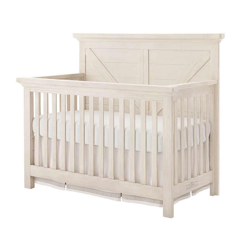 Stella Baby Westin Convertible Crib Brushed White