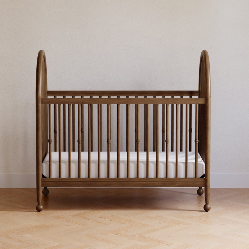 Namesake Alouette 3-in-1 Convertible Spindle Crib Washed Pine