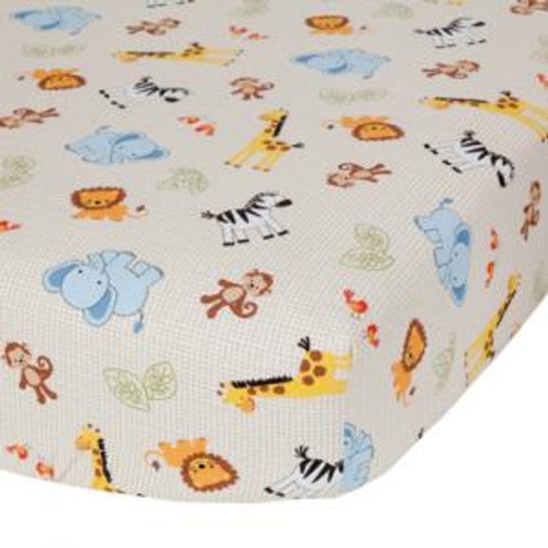 Bedtime Originals Jungle Buddies Crib Sheet
