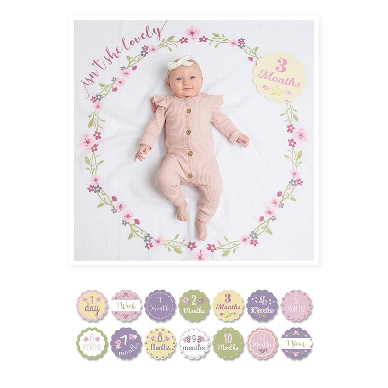 Isn’t She Lovely Milestone Blanket